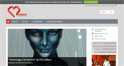 Desktop Screenshot of cpas.mons.be